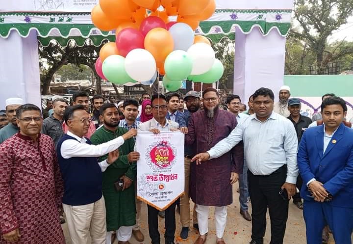 সাতক্ষীরায় তিন দিন ব্যাপী অমর একুশে বইমেলার উদ্বোধন